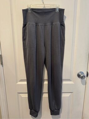 Beyond Yoga Charcoal High-Waist Jogger Pants